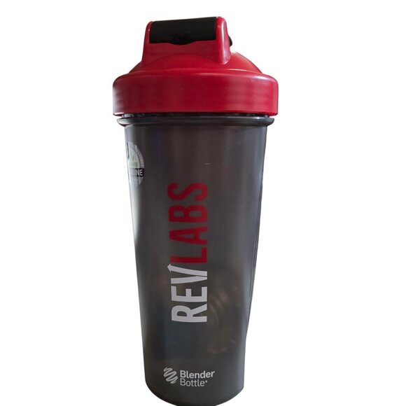 RevLabs Black and Red 28oz Blender Bottle BPA Free Shaker - Picture 1 of 3